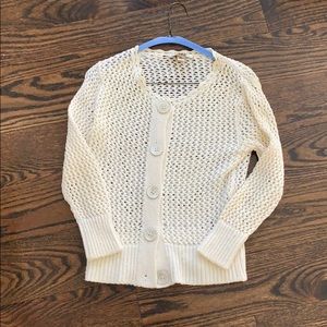 White banana republic sweater